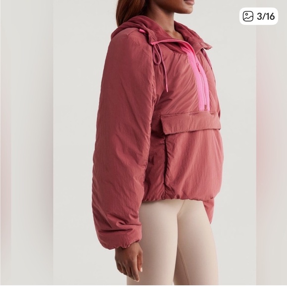 Free people Movement Pillow Water Resistant Packable Puffer Anorak Sour
Cherry - Picture 15 of 15